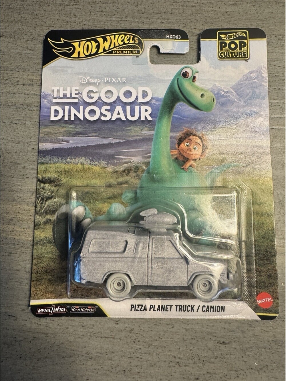 Hot Wheels Premium Pop Culture Disney Pixar The Good Dinosaur Pizza Planet Truck
